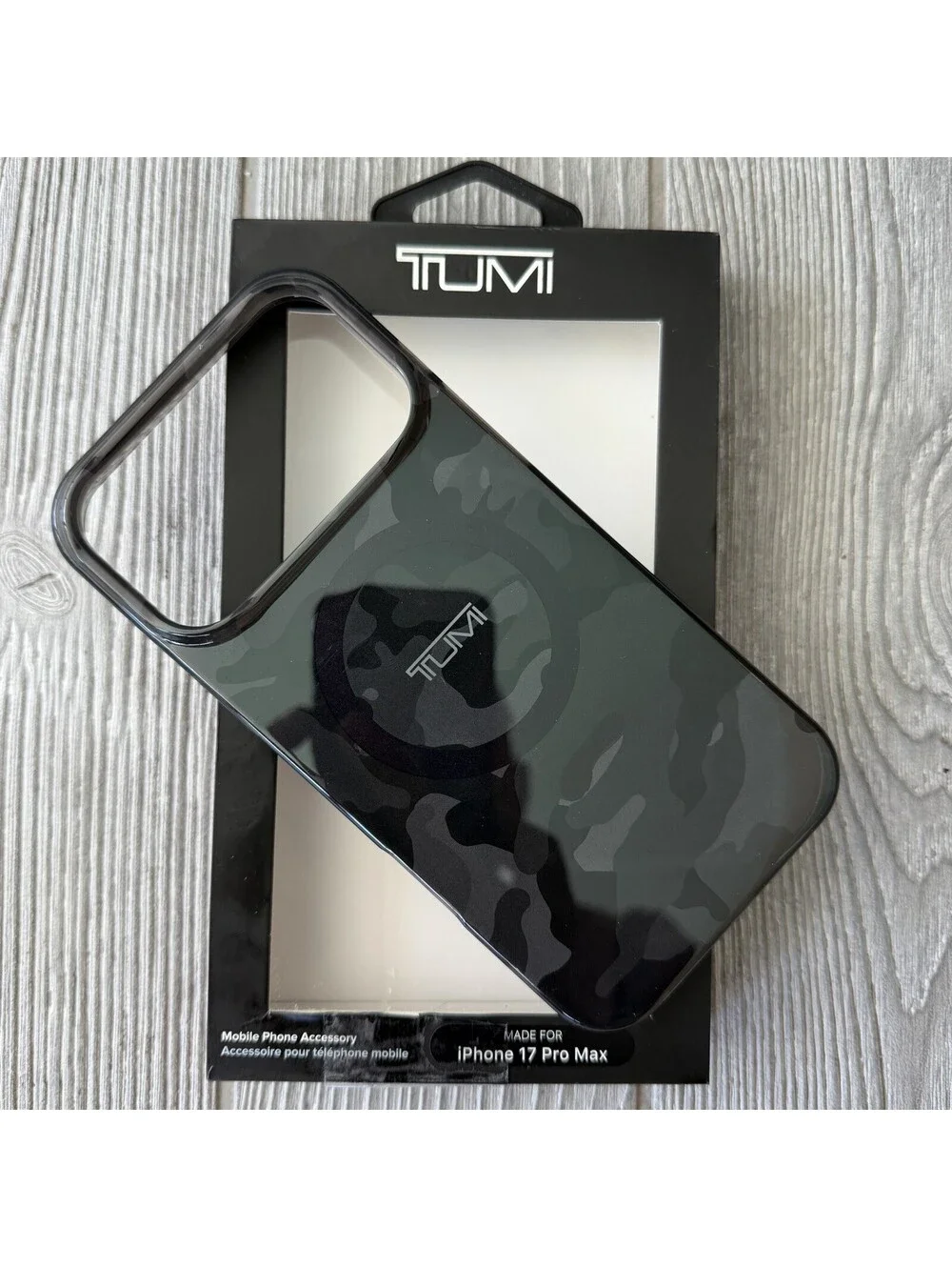 2026 TUMI iPhone 17 Pro Max Case Compatible Mag Safe System Luxury Fancy Camo